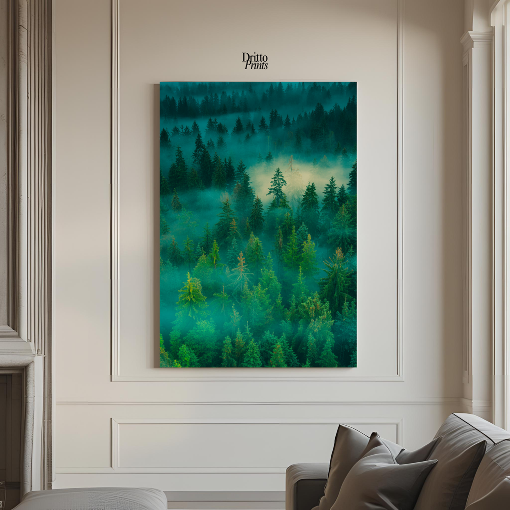 (CD4) Into the Morning Mist - Canvas