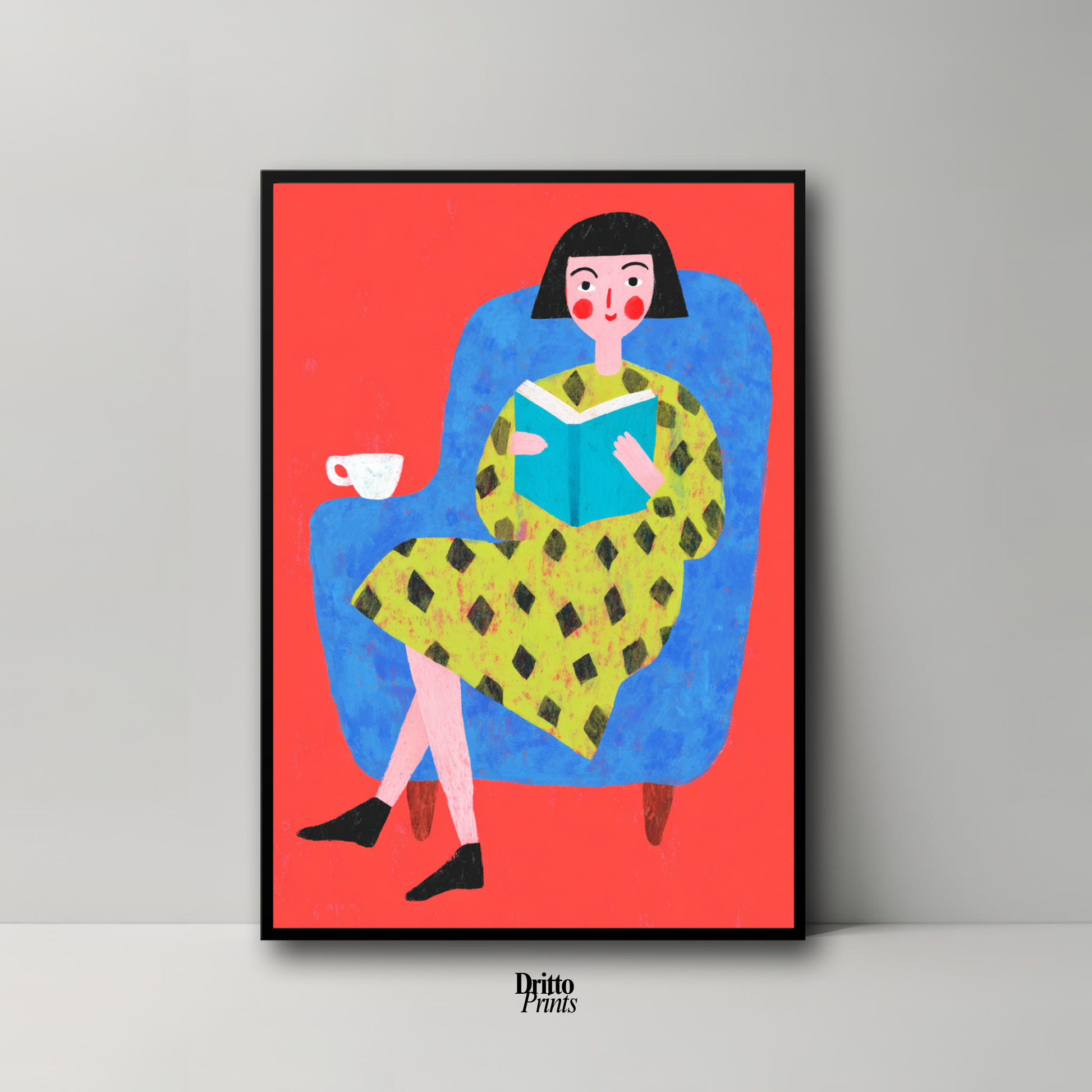 (FD46) A Moment with a Story - Framed matte paper poster