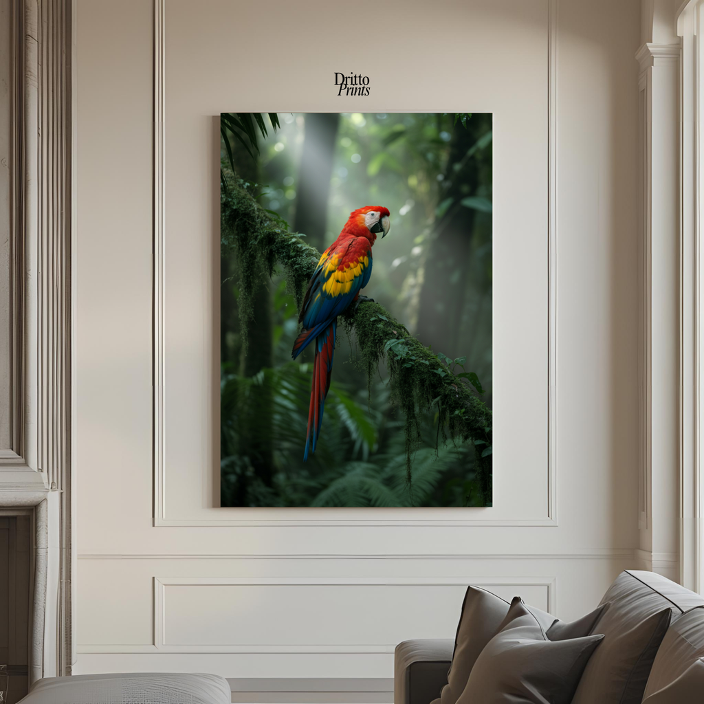 (CF1) Heart of the Rainforest - Framed canvas