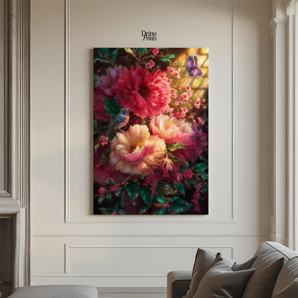 (CD6) Bouquet of Light - Canvas