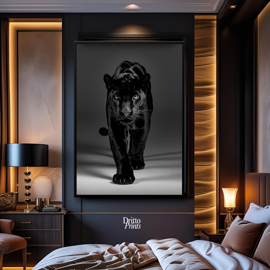 (FD7) Eyes of the Hunt - Framed matte paper poster