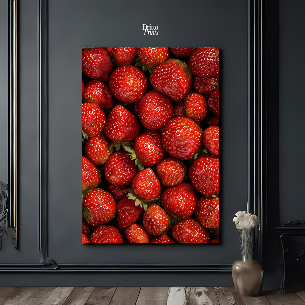 (PD5) The Strawberry Wall Taste of Summer - Poster