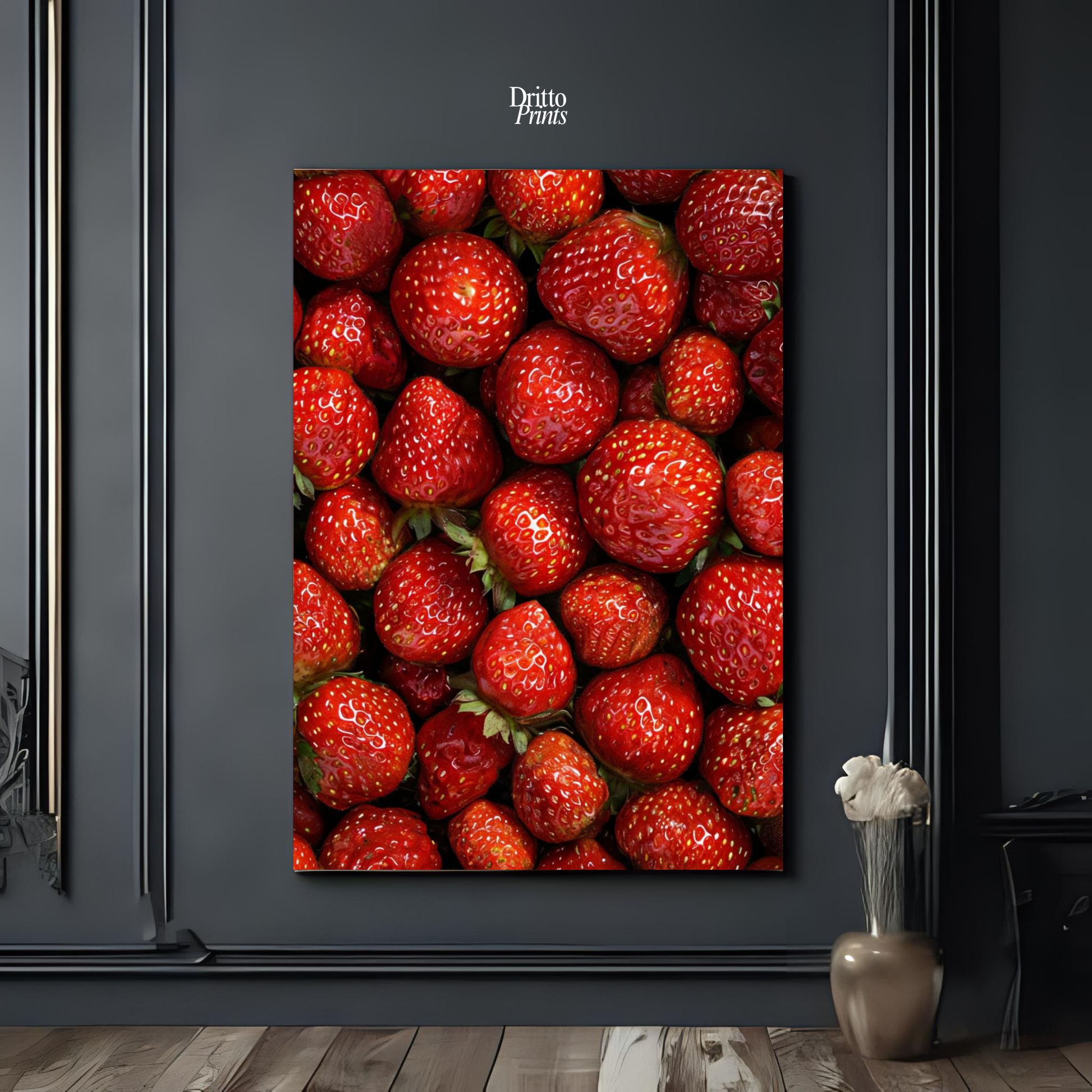(PD5) The Strawberry Wall Taste of Summer - Poster