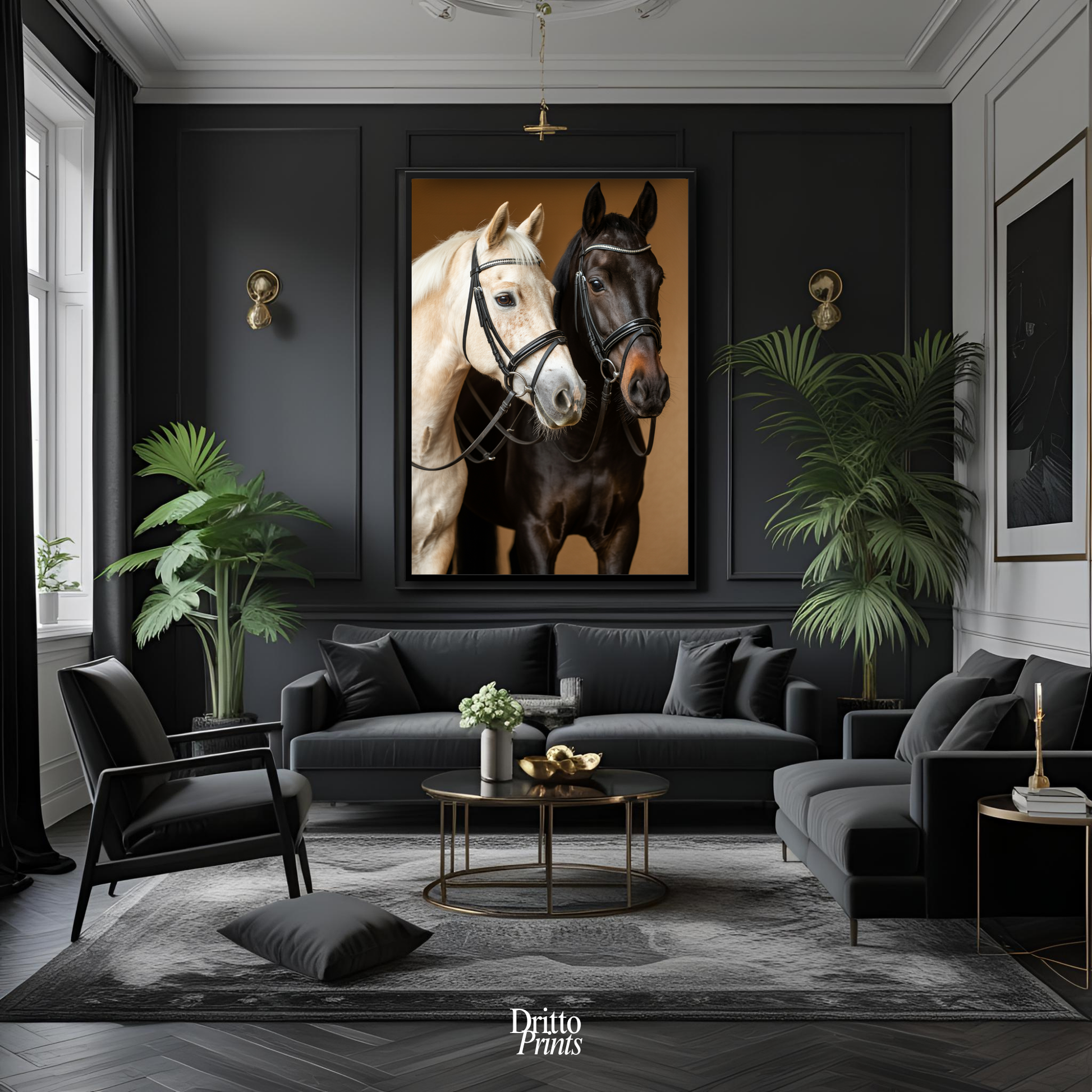 (FD22) Harmony in Contrast - Framed matte paper poster