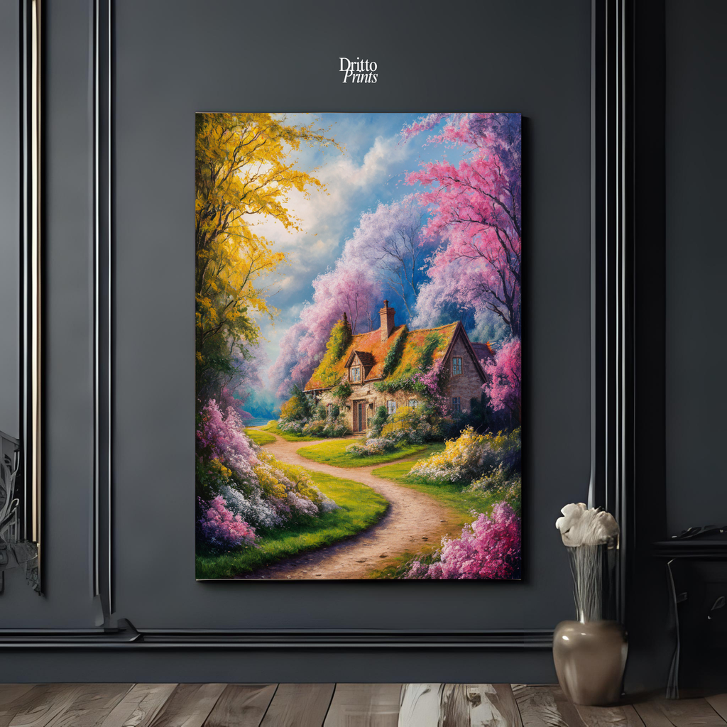 (CD2) Cottage in Bloom - Canvas