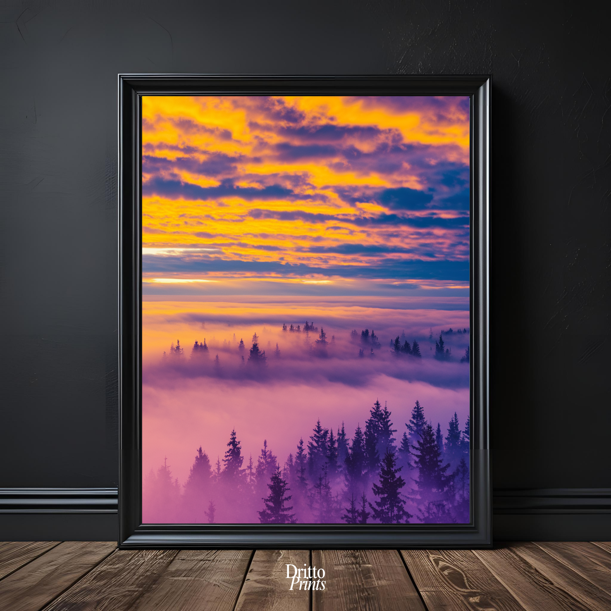 (FD13) Light Between Worlds - Framed matte paper poster