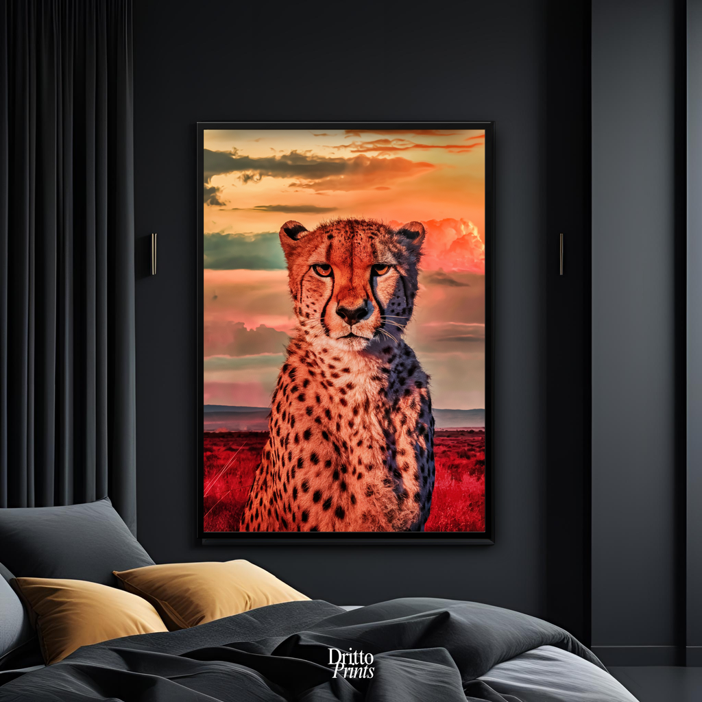 (FD12) Speed & Sky - Framed matte paper poster