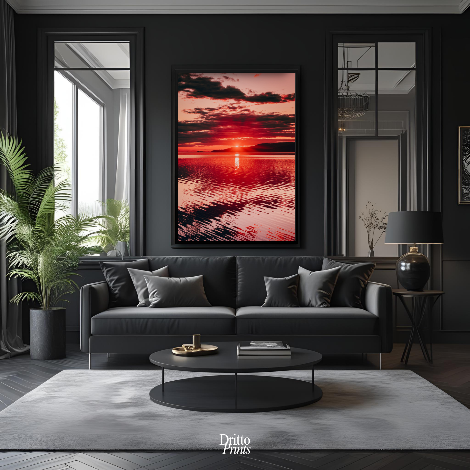 (FD27) View of Eternity - Framed matte paper poster