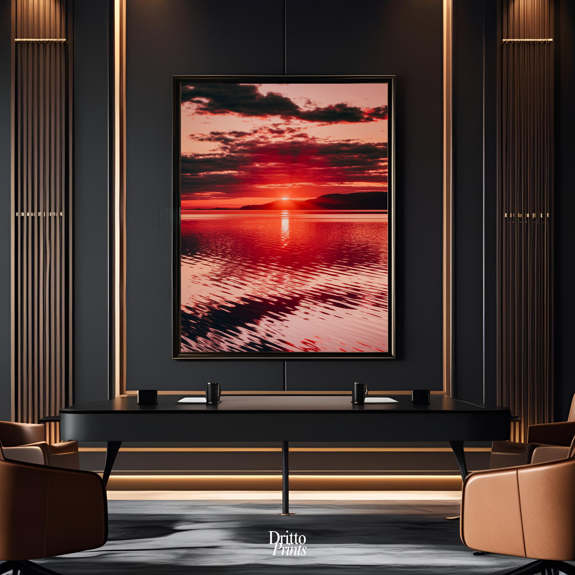 (FD27) View of Eternity - Framed matte paper poster