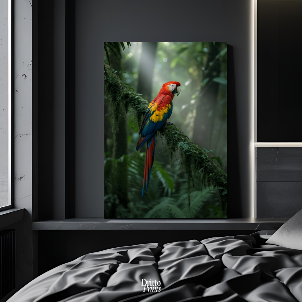 (CF1) Heart of the Rainforest - Framed canvas