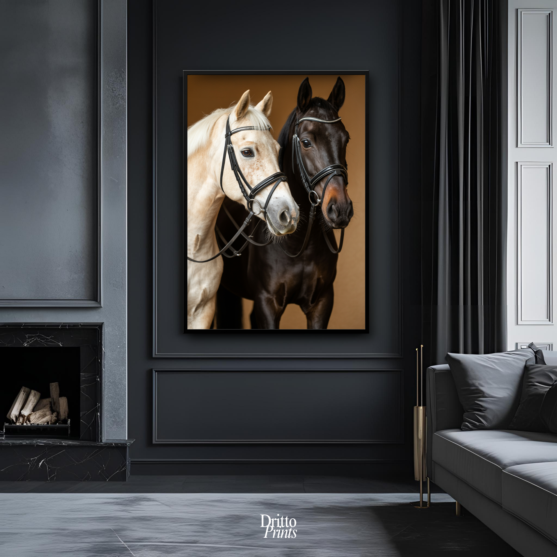 (FD22) Harmony in Contrast - Framed matte paper poster