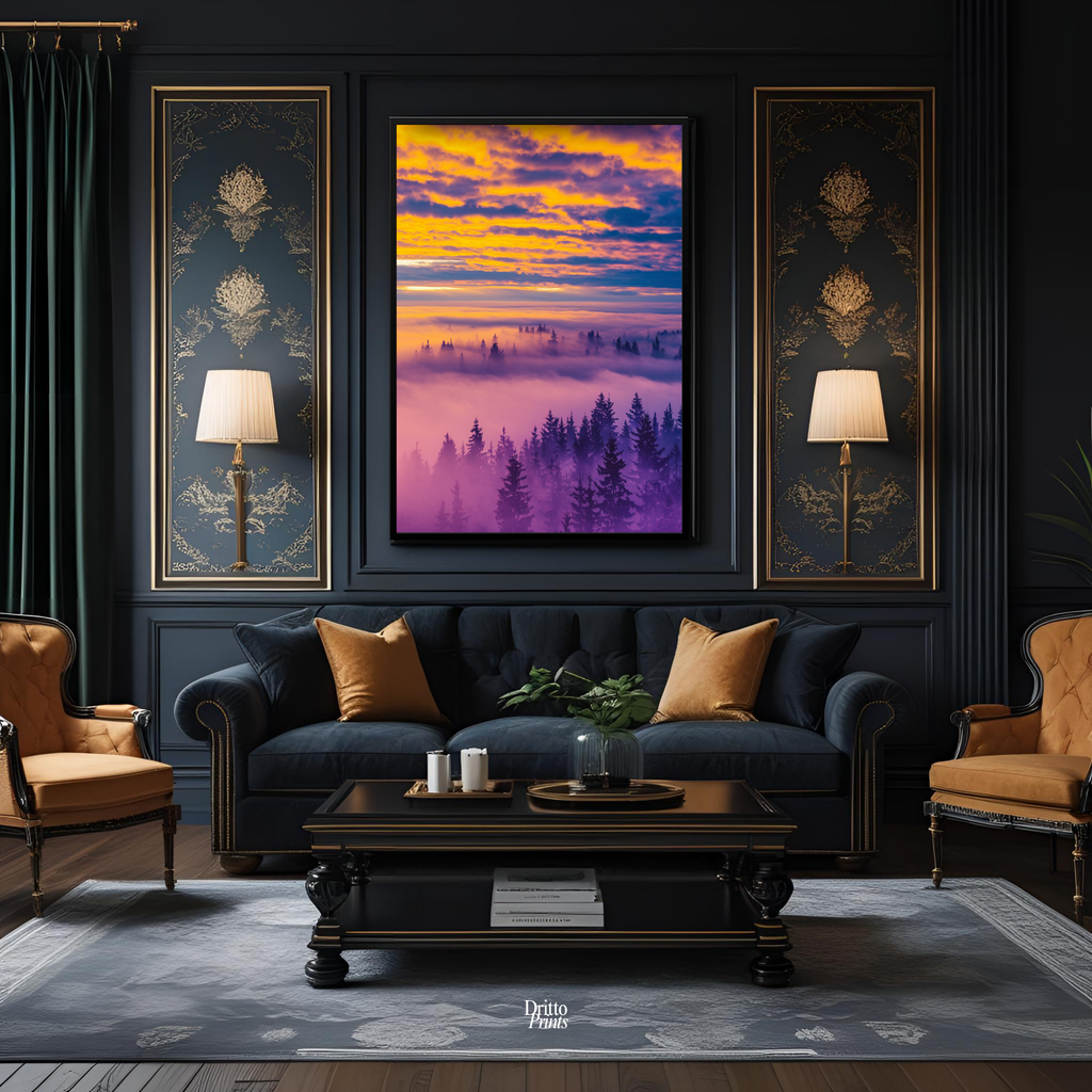 (FD13) Light Between Worlds - Framed matte paper poster