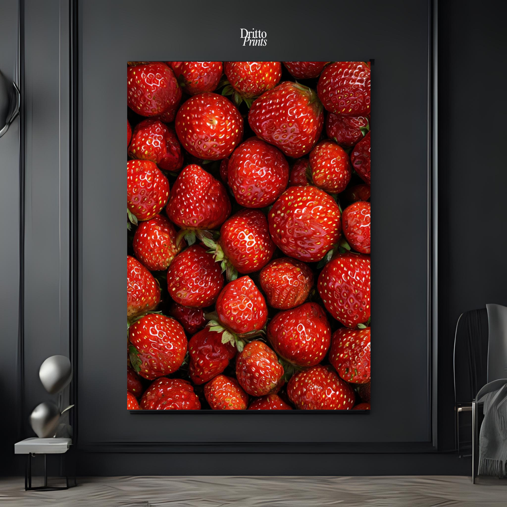 (PD5) The Strawberry Wall Taste of Summer - Poster