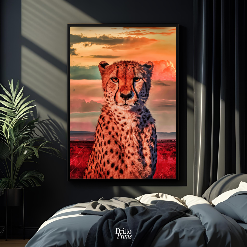 (FD12) Speed & Sky - Framed matte paper poster