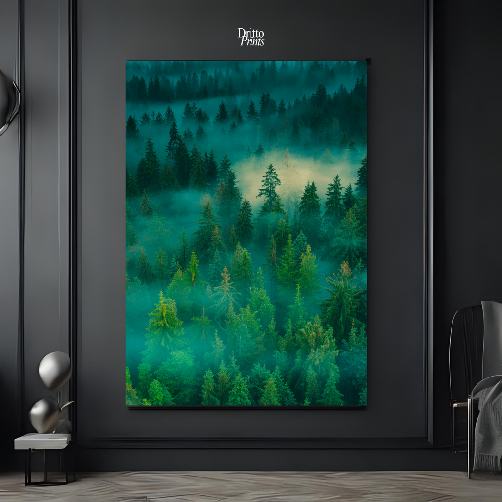 (CD4) Into the Morning Mist - Canvas