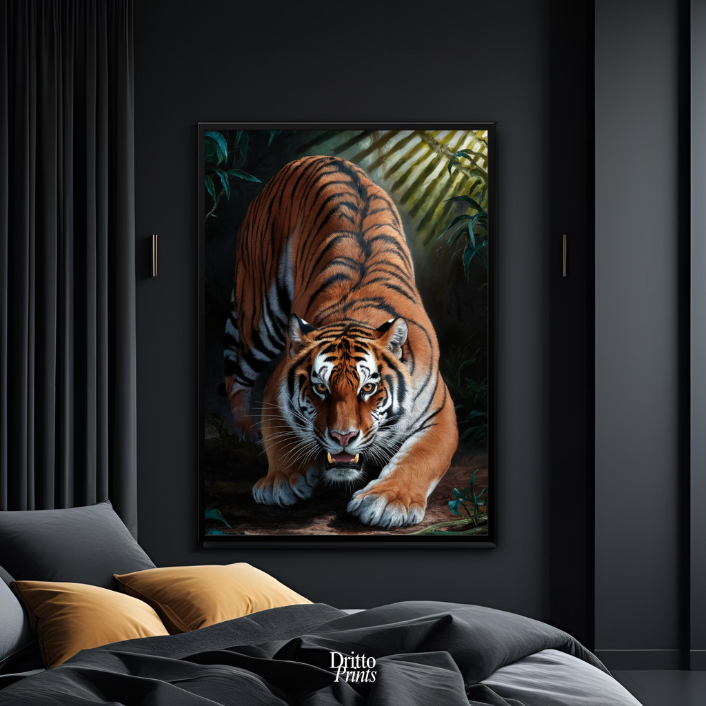 (FD11) Coiled Majesty - Framed matte paper poster