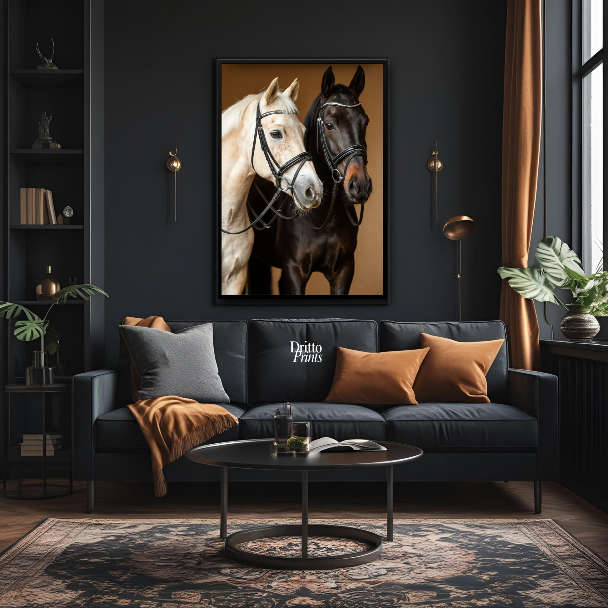 (FD22) Harmony in Contrast - Framed matte paper poster