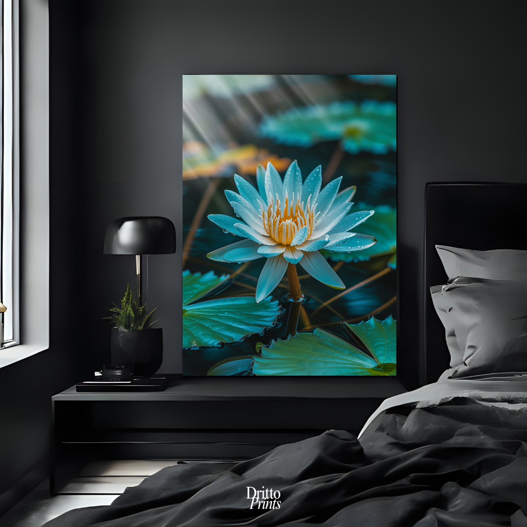 (CD5) Tranquil Water Lily - Canvas