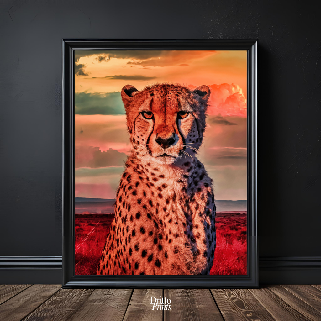 (FD12) Speed & Sky - Framed matte paper poster