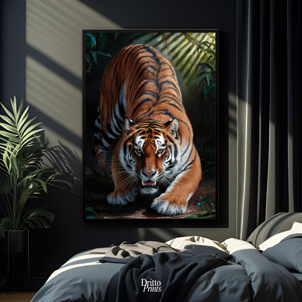(FD11) Coiled Majesty - Framed matte paper poster