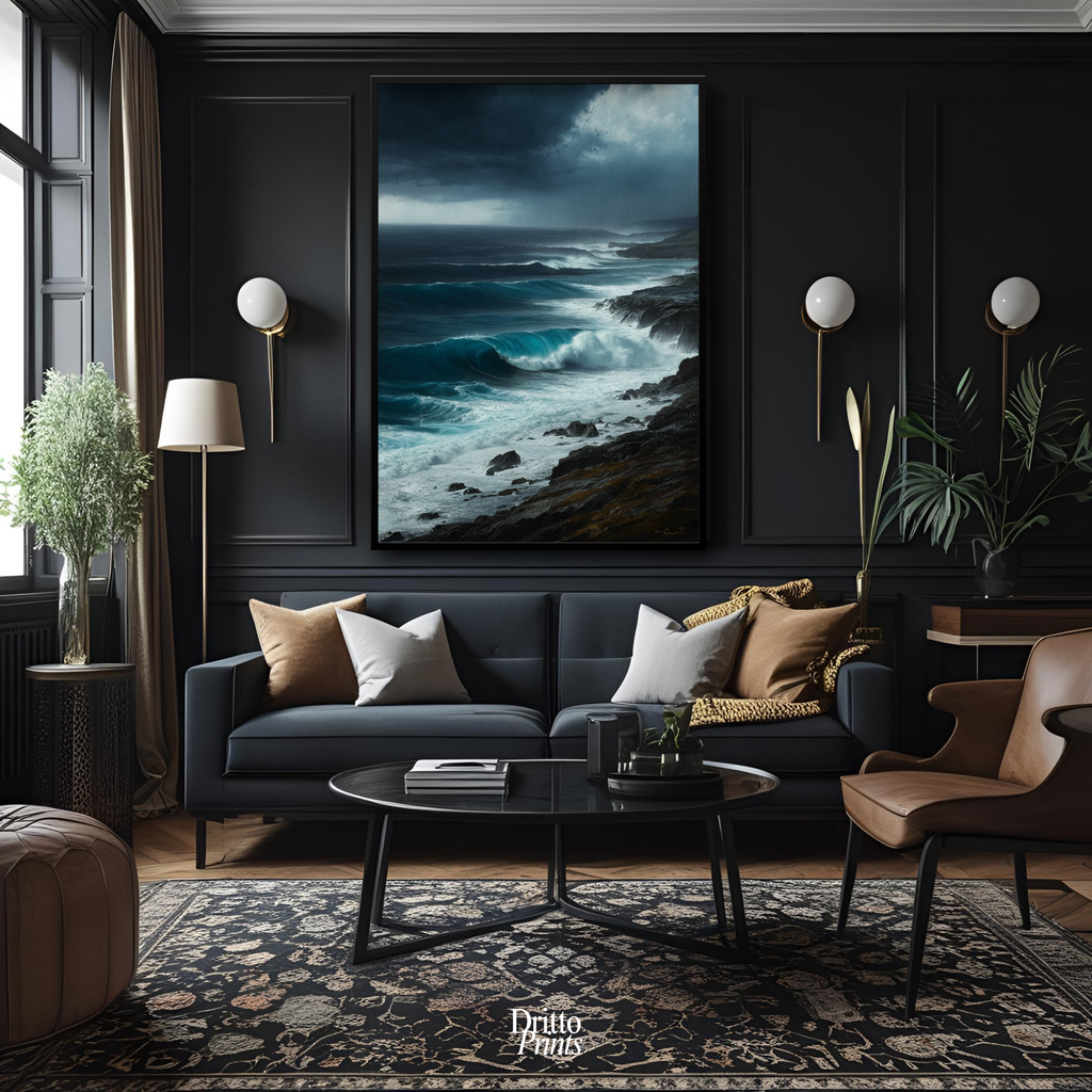 (FD17) Where the Rain Begins - Framed matte paper poster
