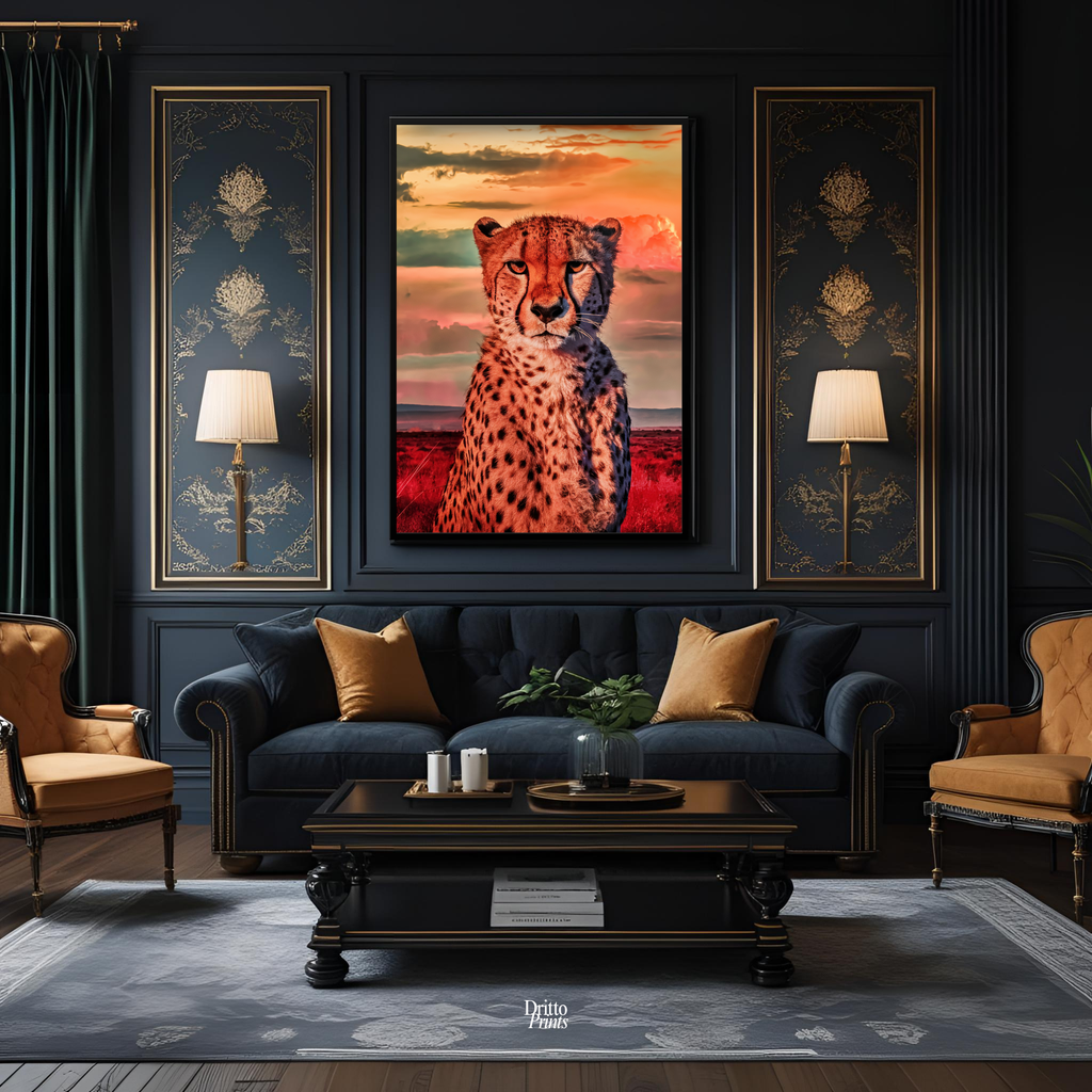 (FD12) Speed & Sky - Framed matte paper poster
