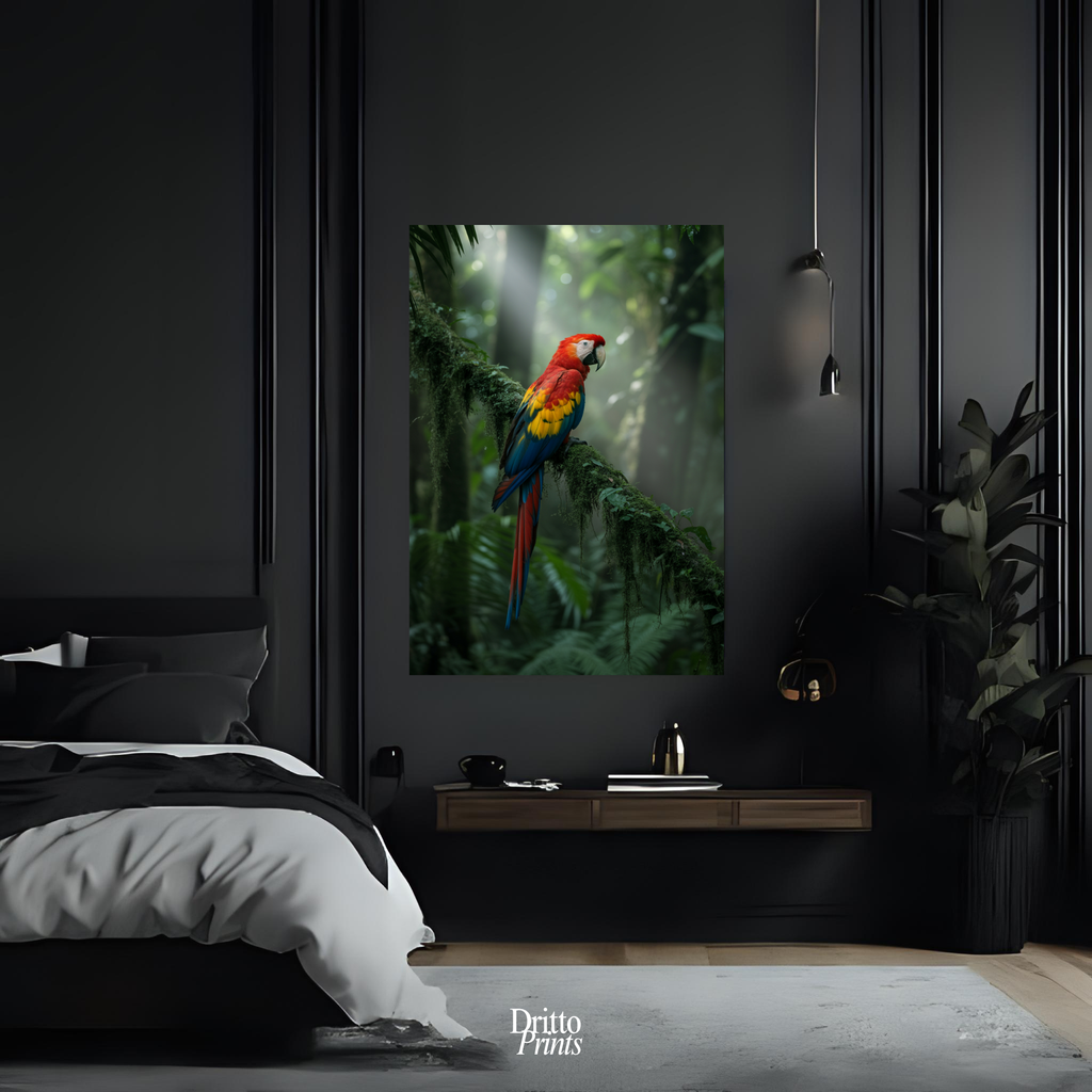 (CF1) Heart of the Rainforest - Framed canvas