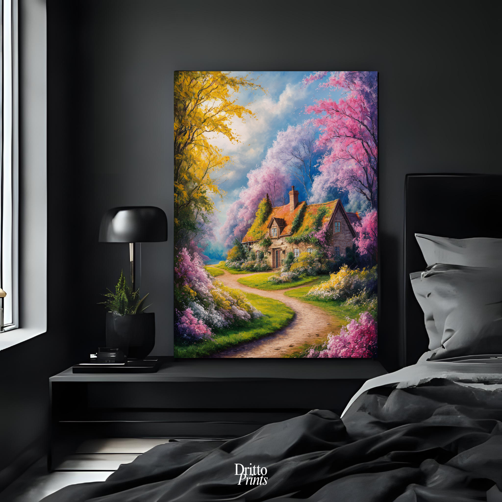 (CD2) Cottage in Bloom - Canvas