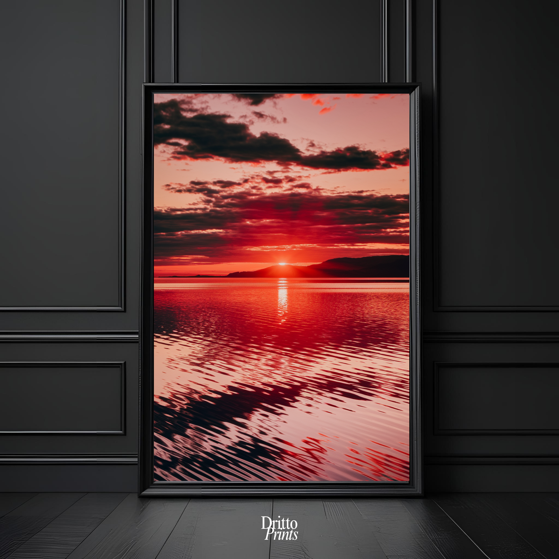 (FD27) View of Eternity - Framed matte paper poster