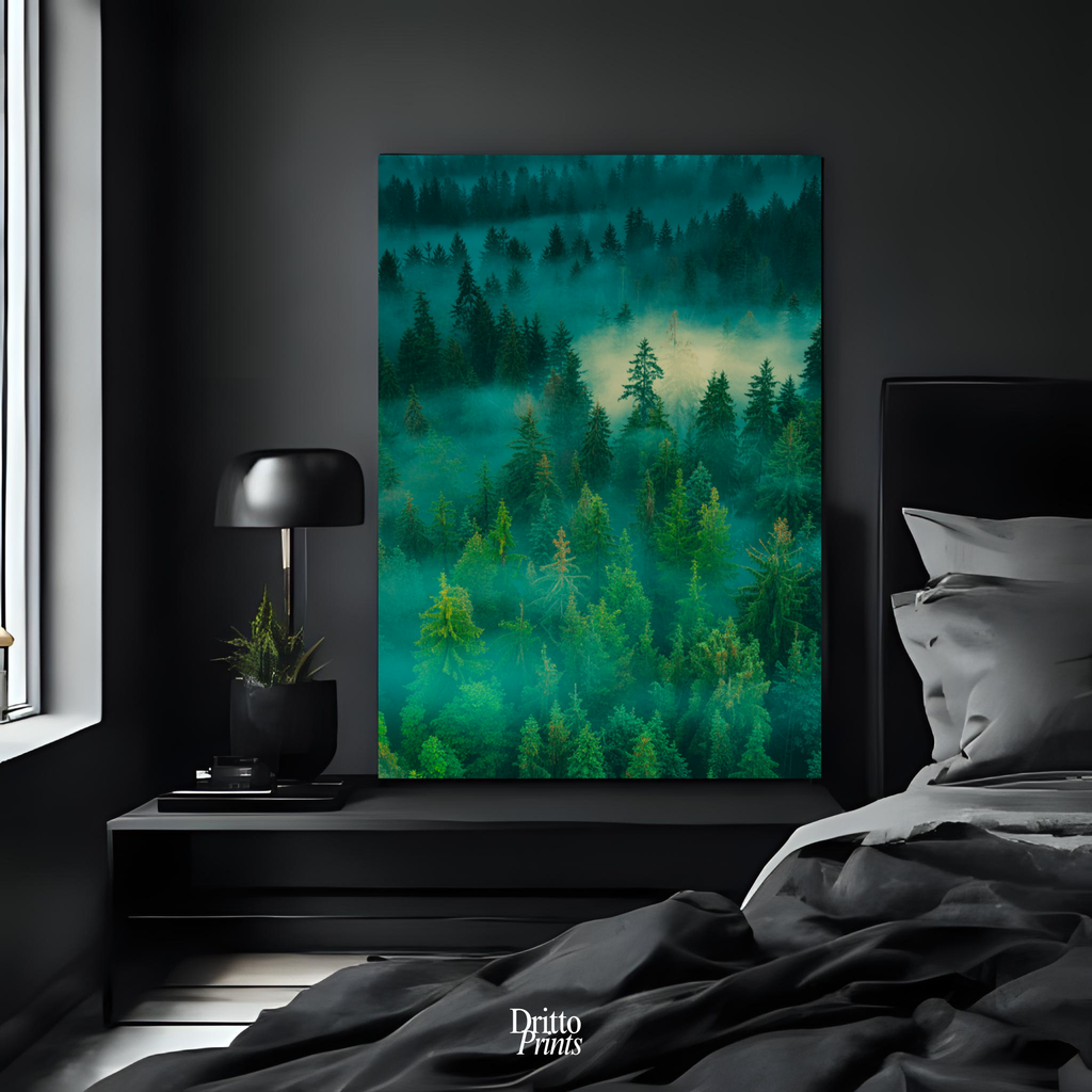 (CD4) Into the Morning Mist - Canvas