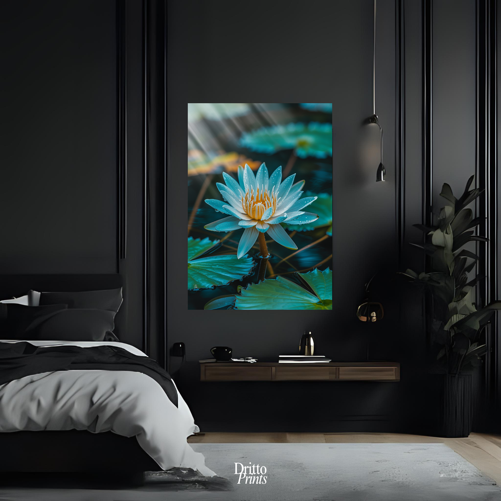 (CD5) Tranquil Water Lily - Canvas