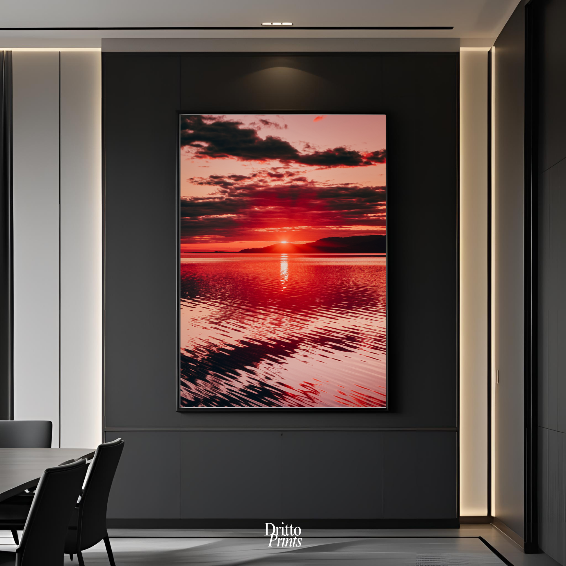 (FD27) View of Eternity - Framed matte paper poster