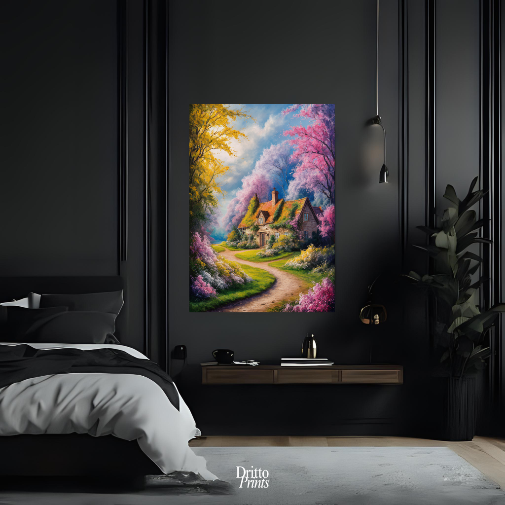 (CD2) Cottage in Bloom - Canvas
