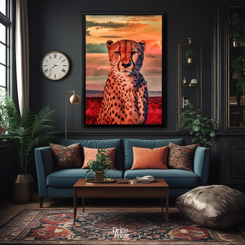 (FD12) Speed & Sky - Framed matte paper poster