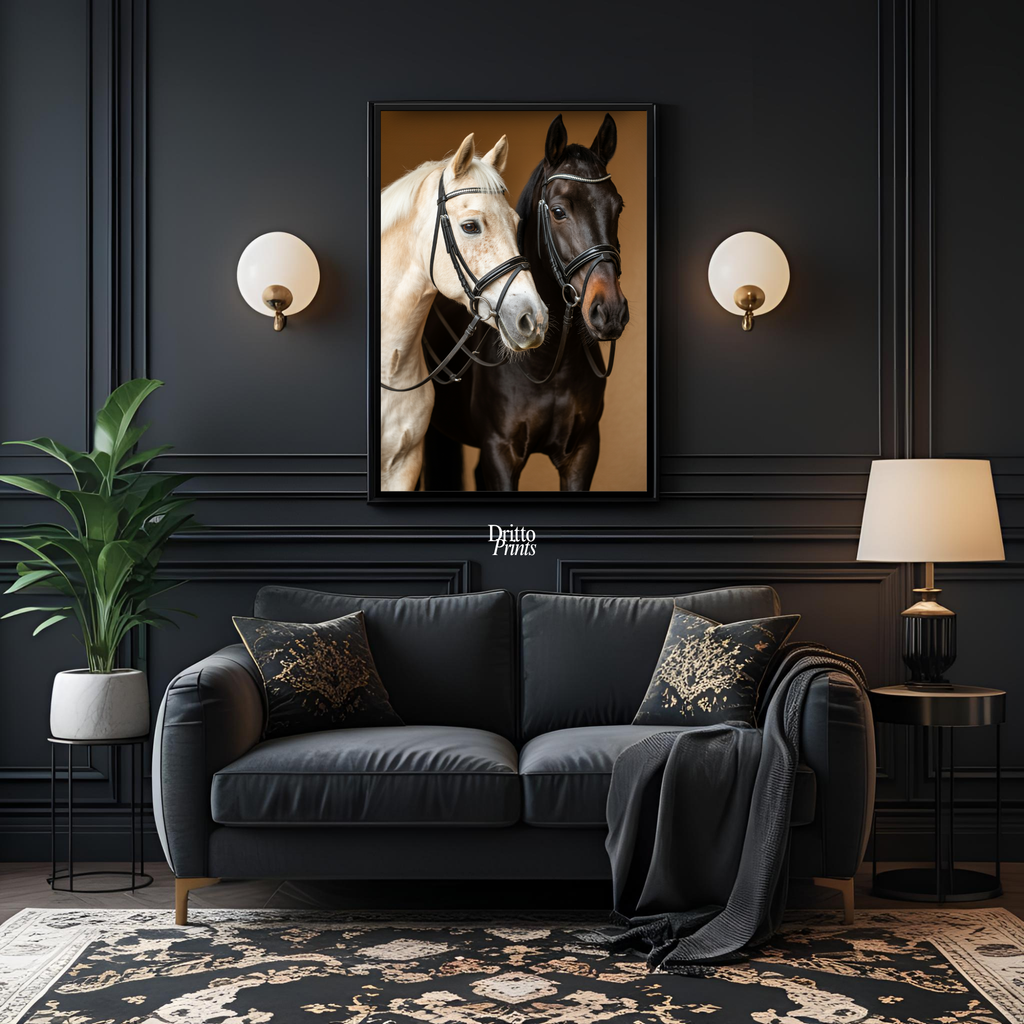 (FD22) Harmony in Contrast - Framed matte paper poster