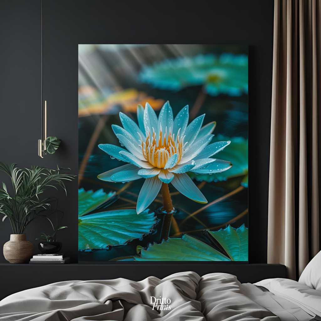 (CD5) Tranquil Water Lily - Canvas