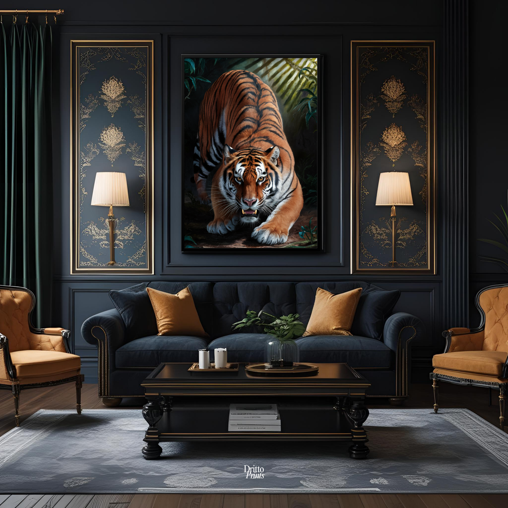 (FD11) Coiled Majesty - Framed matte paper poster