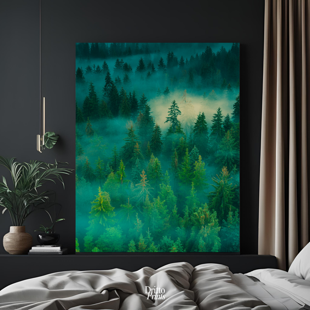 (CD4) Into the Morning Mist - Canvas