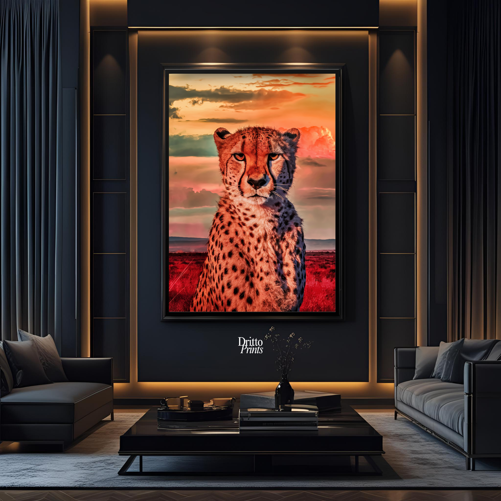 (FD12) Speed & Sky - Framed matte paper poster