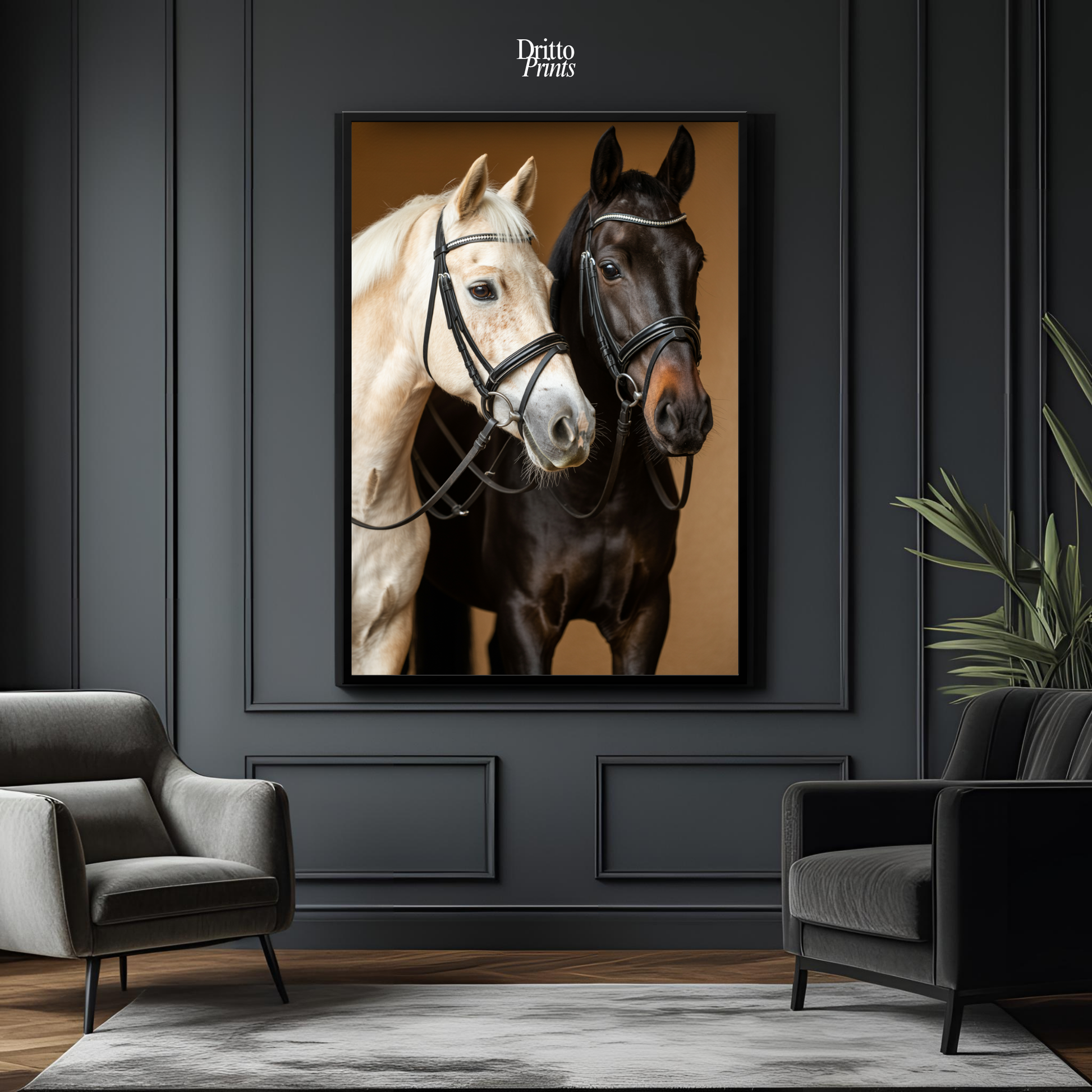 (FD22) Harmony in Contrast - Framed matte paper poster
