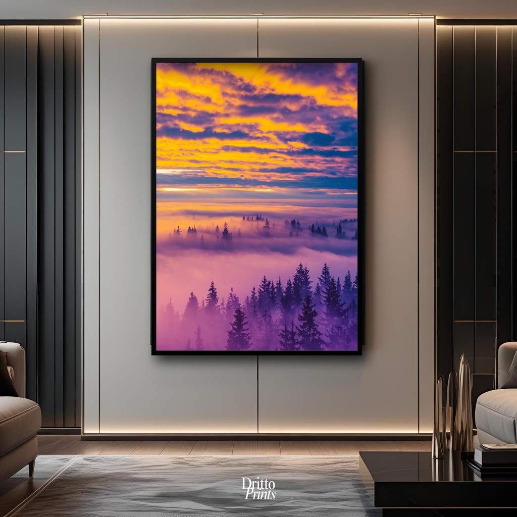 (FD13) Light Between Worlds - Framed matte paper poster