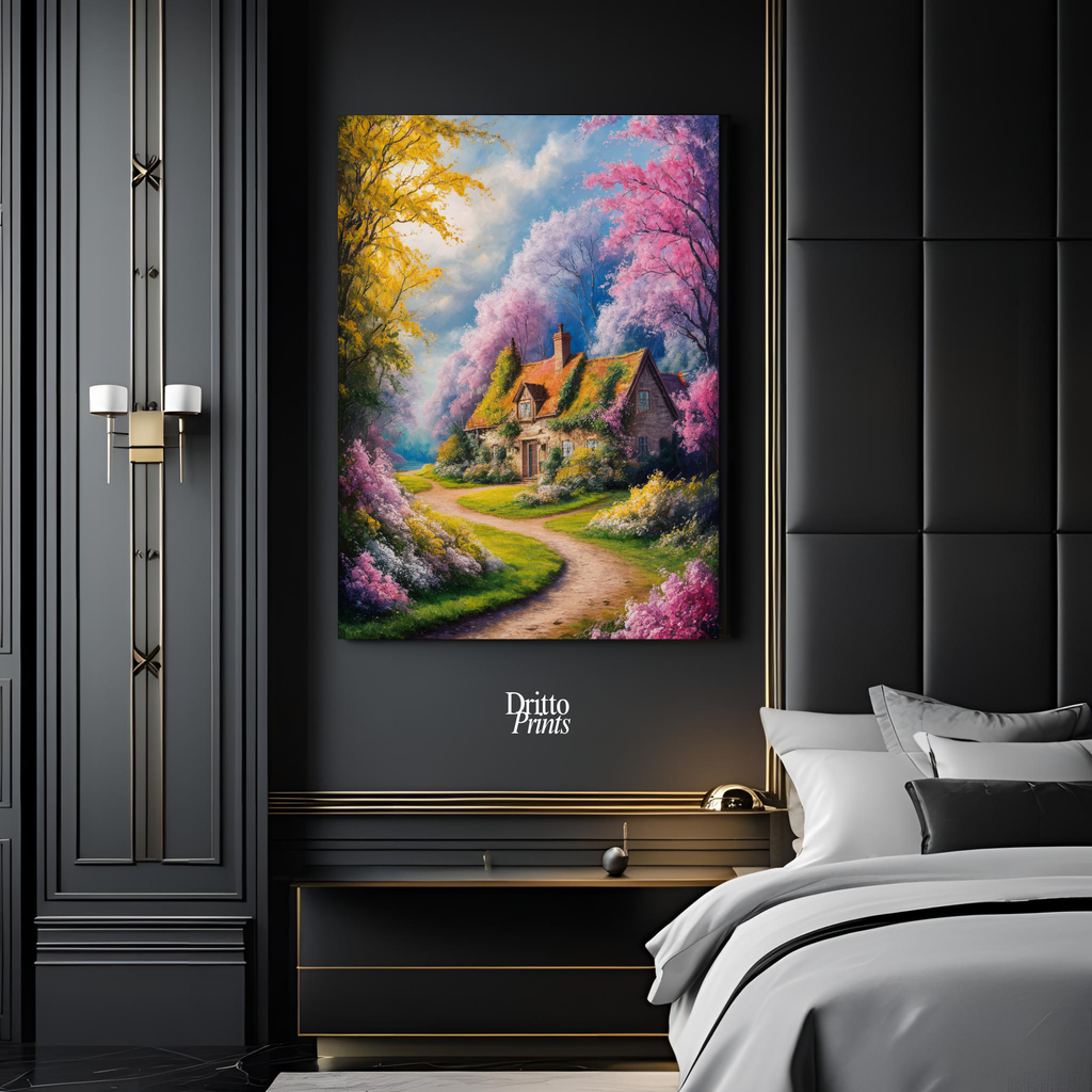 (CD2) Cottage in Bloom - Canvas