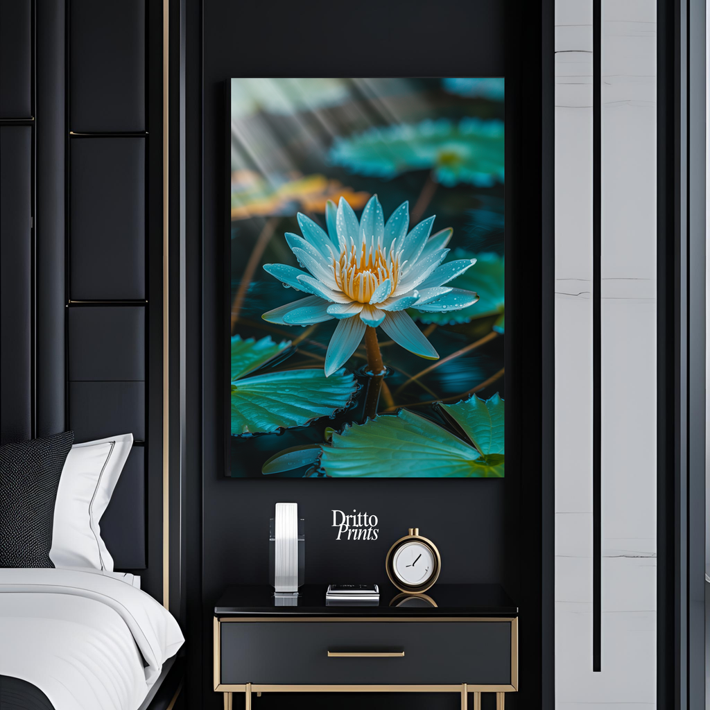 (CD5) Tranquil Water Lily - Canvas