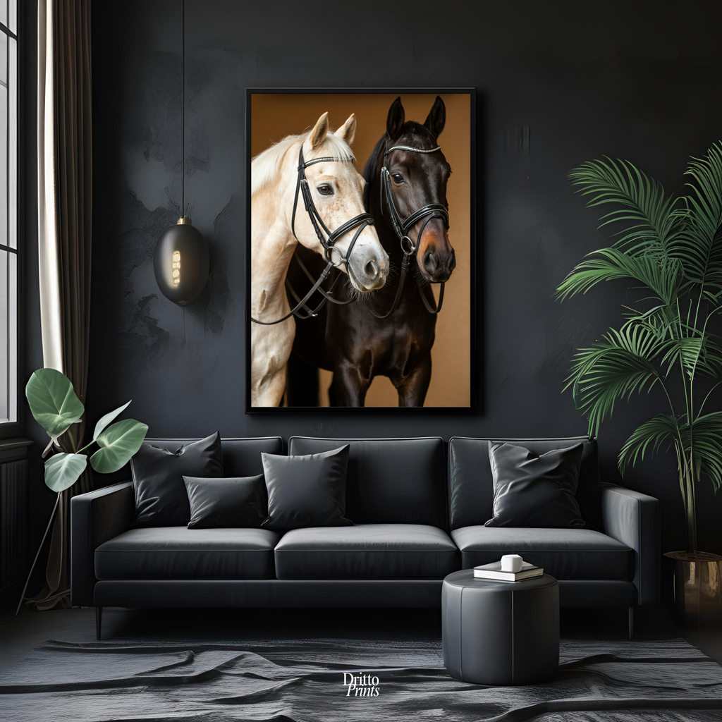 (FD22) Harmony in Contrast - Framed matte paper poster