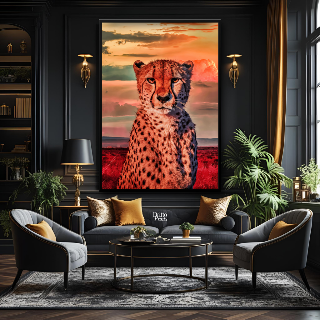 (FD12) Speed & Sky - Framed matte paper poster