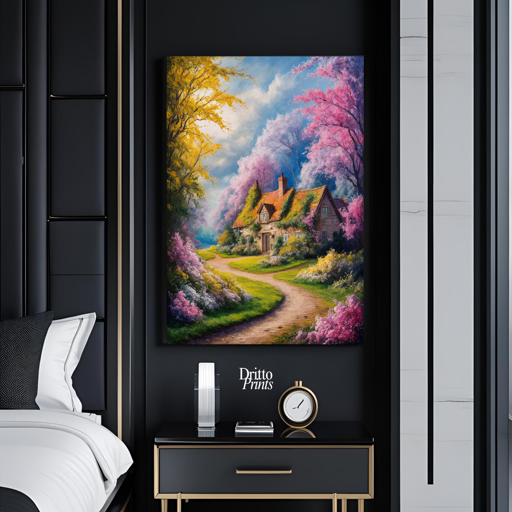 (CD2) Cottage in Bloom - Canvas