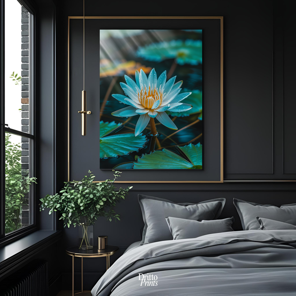 (CD5) Tranquil Water Lily - Canvas