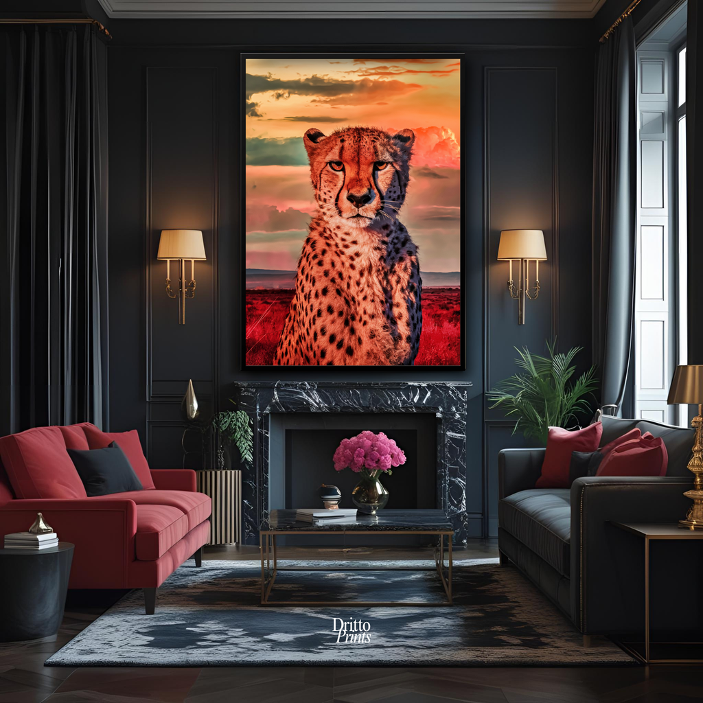 (FD12) Speed & Sky - Framed matte paper poster
