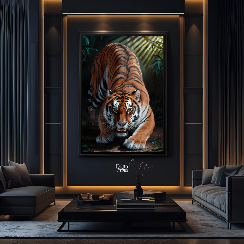 (FD11) Coiled Majesty - Framed matte paper poster