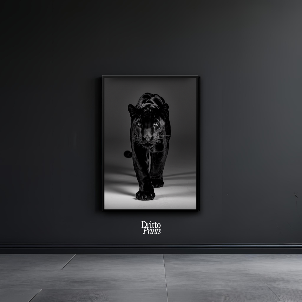 (FD7) Eyes of the Hunt - Framed matte paper poster